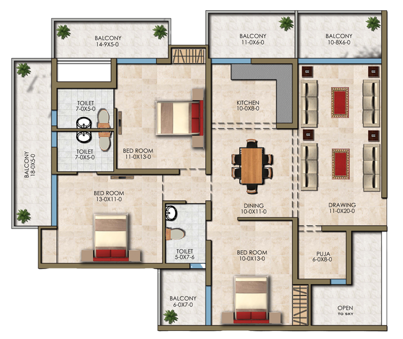 Renox Thrive Floor Plan